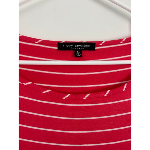 Green Envelope Striped Tee Bundle - Women's XL - Red & Black Short Sleeve - Picture 5 of 11
